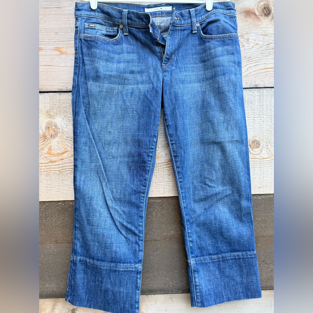 Joe's Jeans Straight-Leg stretch, cropped Denim Sz 31 socialite kicker fit